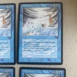 4x PART WATER SORCERY LEGENDS MTG MAGIC THE GATHERING NM / UNPLAYED playset - Image 3