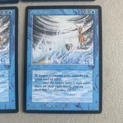 4x PART WATER SORCERY LEGENDS MTG MAGIC THE GATHERING NM / UNPLAYED playset - Image 4