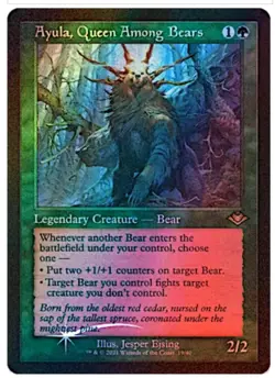 Ayula, Queen Among Bears (Retro Frame) (Foil Etched) Modern Horizons Foil NM/M - Image 1