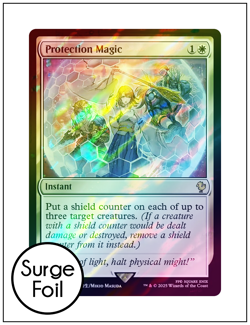 1x Protection Magic, Surge Foil, Final Fantasy, Magic MTG NM - Image 1