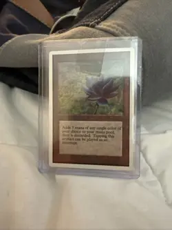 MTG Black Lotus Unlimited 1993 Played Magic The Gathering Christopher Rush - Image 1