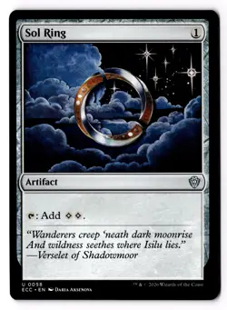 Sol Ring () 58 Commander: Lorwyn Eclipsed Normal NM - Image 1