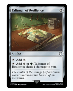 Talisman of Resilience Fallout MTG - Image 1