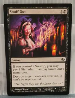 Mtg SNUFF OUT LP Duel Deck Garrik Vs Liliana 53/63 -Argo- - Image 1