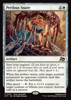 NM Foil Perilous Snare, MTG, Aetherdrift, Magic the Gathering, 23 - Image 1
