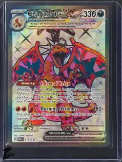 Charizard ex 215 Pokemon OBF Obsidian Flames 2023 NM 🔥🔥🔥 - Image 3