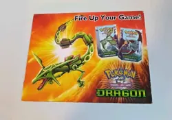 Pokemon Ex Dragon Theme Deck Display Poster Double Sided 33" X 8" - Image 1