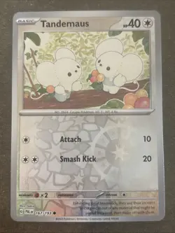 Tandemaus 167/193 Sv02: Paldea Evolved Reverse Holo Pokemon TCG NM - Image 1