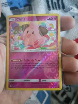 Pokemon TCG Cleffa 131/214 Unbroken Bonds Reverse Holo NM - Image 1