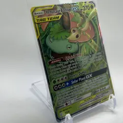 Pokemon TCG Venusaur & Snivy GX 1/236 Tag Team Cosmic Eclipse Near Mint (NM) - Image 3
