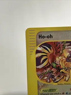 Pokemon TCG Ho-Oh Skyridge 149/144 Reverse Holo Crystal E-Reader Near Mint 2003 - Image 2