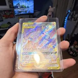 Pokemon Solgaleo & Lunala GX Full Art TAG TEAM Ultra Rare 216/236 Holo - Image 2