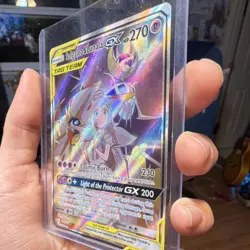 Pokemon Solgaleo & Lunala GX Full Art TAG TEAM Ultra Rare 216/236 Holo - Image 5
