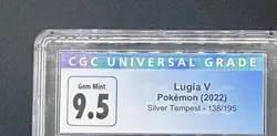 Pokemon Lugia V Silver Tempest #138/195 Ultra Rare Holofoil English CGC 9.5 - Image 3
