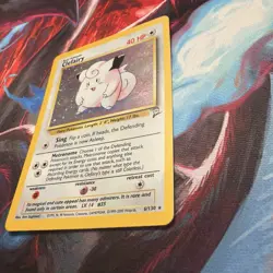 Pokemon TCG Clefairy 6/130 Base Set 2 Holo Vintage Rare - Image 2