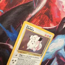 Pokemon TCG Clefairy 6/130 Base Set 2 Holo Vintage Rare - Image 4