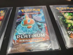 New Sealed Pokemon PLATINUM RISING RIVALS - 4 Booster Pack Art Set - Image 4