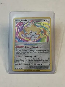 Pokemon TCG Jirachi 119/185 Vivid Voltage Amazing Rare Holo 2020 NM - Image 1