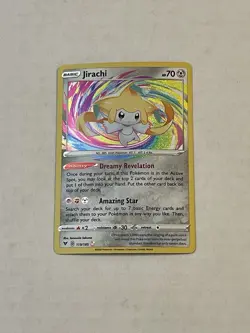 Pokemon TCG Jirachi 119/185 Vivid Voltage Amazing Rare Holo 2020 NM - Image 3