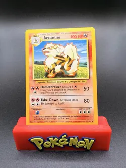 Pokemon TCG Base Set 1999-2000 4th Print Arcanine 23/102 Uncommon - Image 1