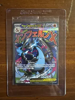 Pokemon SEALED Phantasmal Flames MEGA CHARIZARD X EX #23 Black Star Promo - Image 1