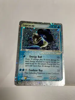 Pokemon TCG Lapras ex 99/109 Ex Ruby and Sapphire Ultra Rare Holo HP - Image 1