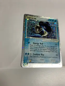 Pokemon TCG Lapras ex 99/109 Ex Ruby and Sapphire Ultra Rare Holo HP - Image 2