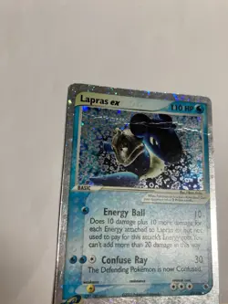 Pokemon TCG Lapras ex 99/109 Ex Ruby and Sapphire Ultra Rare Holo HP - Image 3
