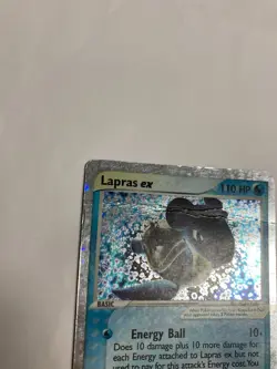 Pokemon TCG Lapras ex 99/109 Ex Ruby and Sapphire Ultra Rare Holo HP - Image 4