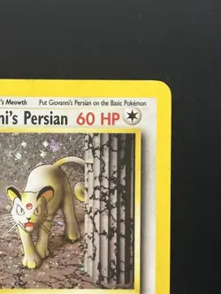Giovanni's Persian 8/132 Gym Challenge Holo - Pokemon TCG - HP/DMG - Image 3
