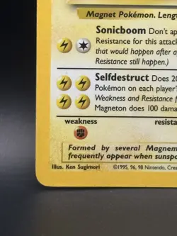 Magneton 11/62 Fossil Holo - Pokemon TCG - MP - Image 5