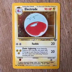 Pokemon TCG Electrode Jungle 2/64 Holo Unlimited Holo Rare - LP - Image 1