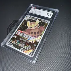CGC 9.5 Pokemon TCG 2024 Stellar Miracle #114/102 Noctowl Art Rare Holo Japanese - Image 5