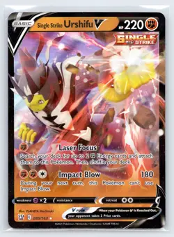 2021 Pokemon Battle Styles Single Strike Urshifu V 085/163 - Image 1