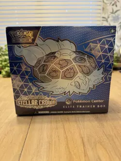Pokemon Stellar Crown Pokemon Center Elite Trainer Box W/Magnetic Acrylic Case - Image 2