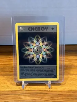 2000 Pokemon Rainbow Energy Team Rocket Special energy 17/82 - Image 1