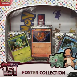 Nintendo Pokemon TCG Scarlet & Violet - 151 Poster Collection Box - 3 Packs 820650853166 - Image 1