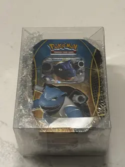Pokemon TCG 2014 Blastoise EX Power Trio Tin 820650109195 - Image 1