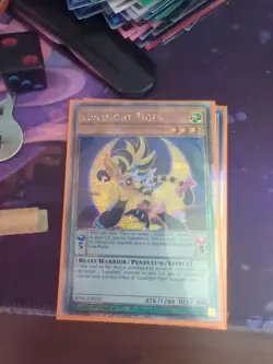 Lunalight Tiger RA04-EN020 1st Edition Quarter Century Secret Rare NM Yugioh - Image 1