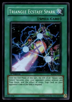 TRIANGLE ECSTASY SPARK RDS-EN039 SUPER RARE RISE OF DESTINY YU-GI-OH - Image 1