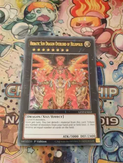Yu-Gi-Oh! Hieratic Sun Dragon Overlord of Heliopolis GFTP-EN052 Ultra Rare - Image 1