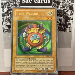 Yu-Gi-Oh! TCG Time Wizard Metal Raiders MRD-065 Unlimited Ultra Rare Holo MP - Image 1