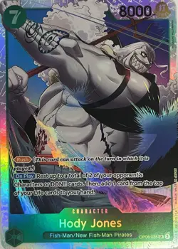 Hody Jones SR OP06-035 - Wings Of The Captain - One Piece TCG - Image 1