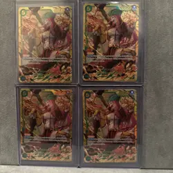 4 x One Piece OP12-118 SEC Jewelry Bonney - English - Foil - Playset - NM/M - Image 1