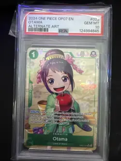 2024 One Piece OP07 Alternate Art Otama #22 PSA 10 GEM MINT - Image 1