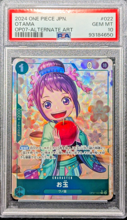 PSA 10 Otama OP07-022 Alt Art 2024 One Piece 500 Years in the Future Japanese - Image 1