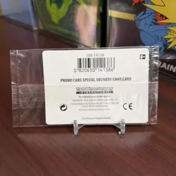 Special Delivery Charizard Pokemon Center Promo Card Holo (SWSH075) - SEALED - Image 2