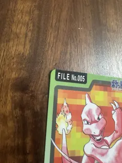 Pokemon Japanese Card Non-Holo Charmeleon NO.005 Nintendo Carddass BANDAI - Image 3