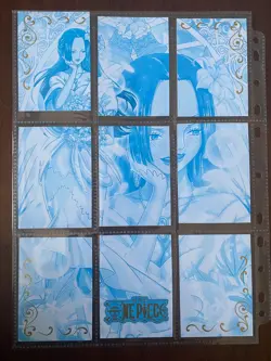 One Piece Anime Collectable Trading Card Puzzle 9 Card Set BOA HANCOCK Wedding - Image 2