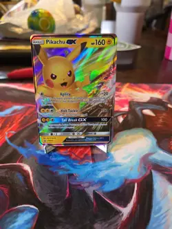Pokemon Pikachu GX SM232 Black Star Promo Holo Card Sun & Moon - Image 1